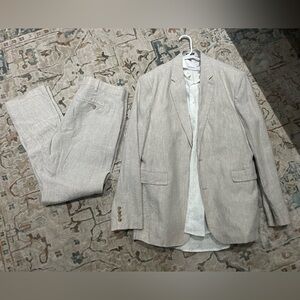 Cubavera collection natural linen Suit Set